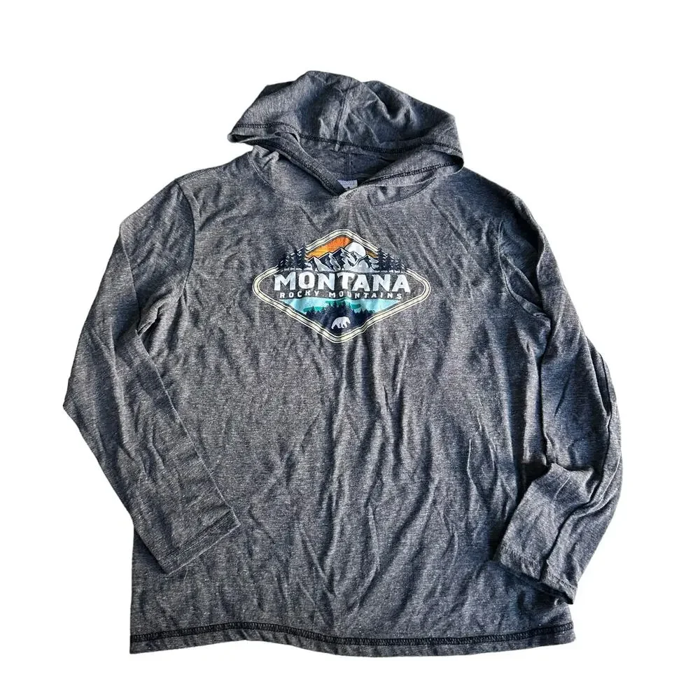Prairie Mountain Boys Hoodie Montana- Size 14/16